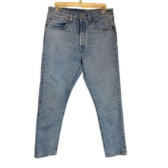 Vintage Levis 501 S Jeans 29X28  Big E Denim Jeans Button Fly Distressed Retro - Picture 1 of 15